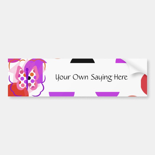 Sticker de pare-chocs Artsy Polka (Devant)