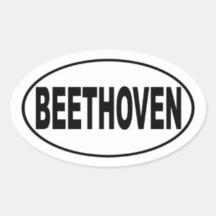 Sticker de pare-chocs Beethoven