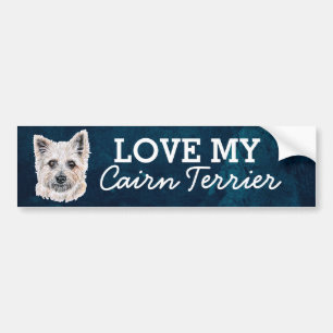 Sticker de pare-chocs Cairn Terrier