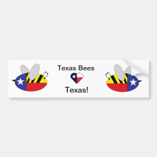 Sticker de pare-chocs d'abeille du Texas