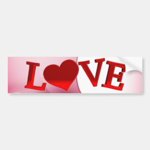 Sticker de pare-chocs d'amour