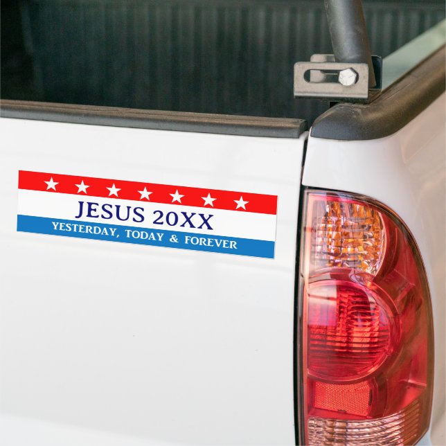 Sticker de pare-chocs de Jésus pour Président 2020 (Sur camion)