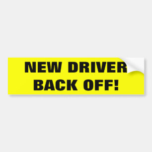 Sticker de pare-chocs de nouveau pilote