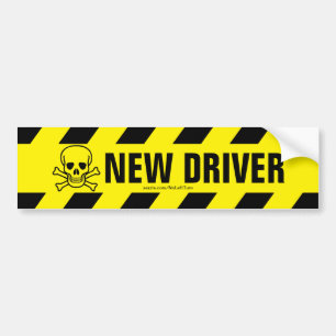 Sticker de pare-chocs de nouveau pilote