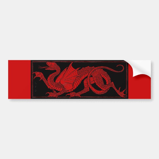 Sticker de pare-chocs Dragon (Devant)
