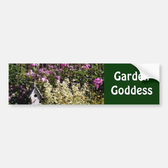 Sticker de pare-chocs du jardin de la déesse de ja (Devant)