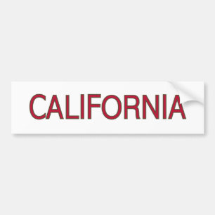 Sticker de pare-chocs en Californie