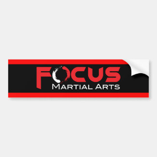 Sticker de pare-chocs Focus Arts Martiaux