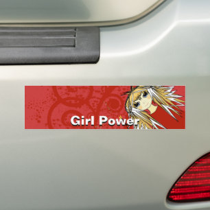 Sticker de pare-chocs Girl Power
