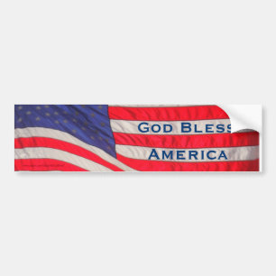 Sticker de pare-chocs God Bless America
