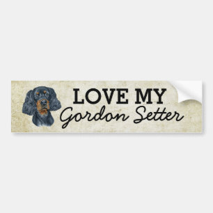 Sticker de pare-chocs Gordon Setter