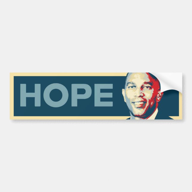 Sticker de pare-chocs Hakeem Jeffries Hope (Devant)