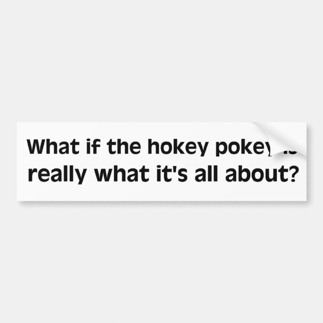 Sticker de pare-chocs Hokey Pokey (Devant)