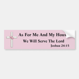 Sticker de pare-chocs Joshua 24:15