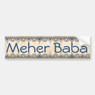 Sticker de pare-chocs Meher Baba
