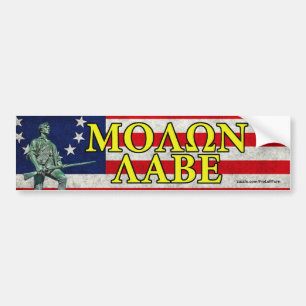 Sticker de pare-chocs Molon Labe