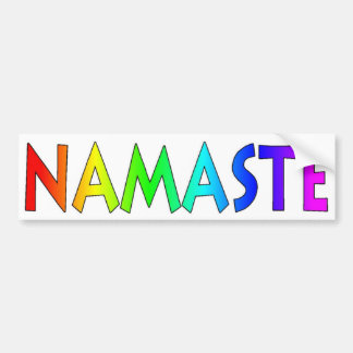 sticker de pare-chocs Namaste