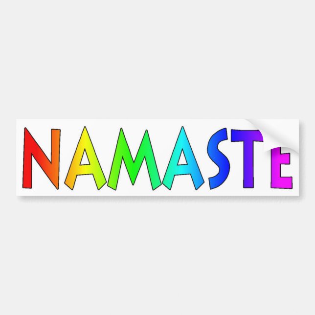 sticker de pare-chocs Namaste (Devant)