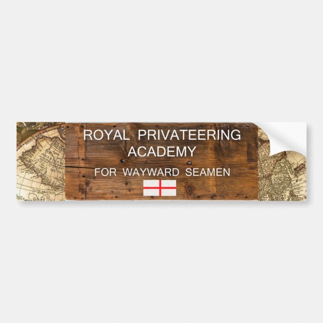 Sticker de pare-chocs OFMD Royal Privateering Acad (Devant)