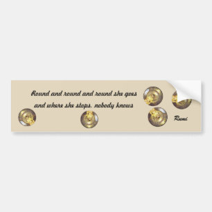 Sticker de pare-chocs Pithy de RUMI