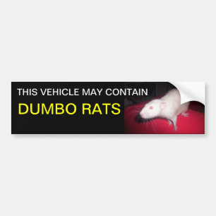 sticker de pare-chocs pour rats Dumbo