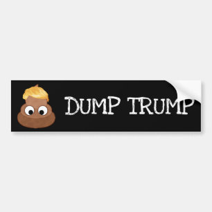 Sticker de pare-chocs Trump Poop Pile