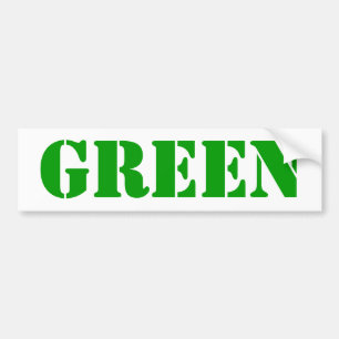 Sticker de pare-chocs VERT