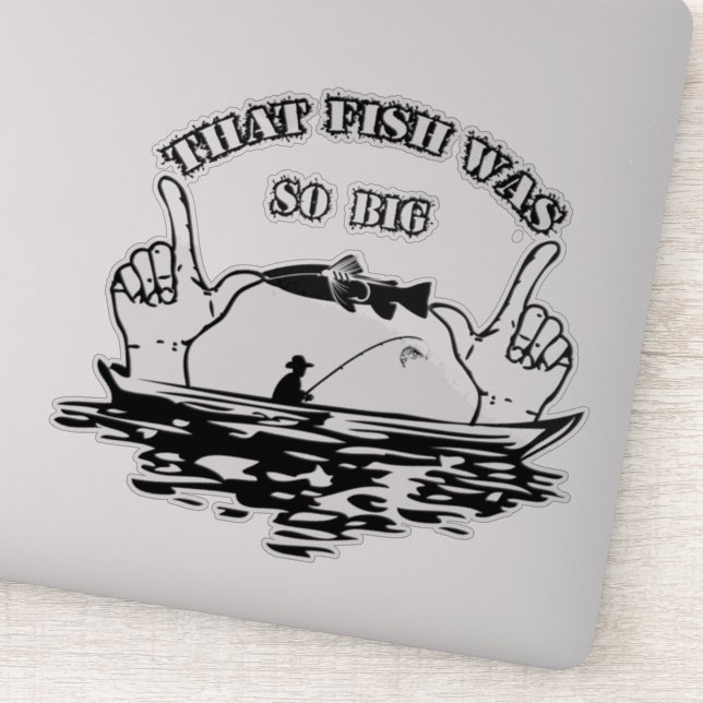 Sticker de pêche (Détail)