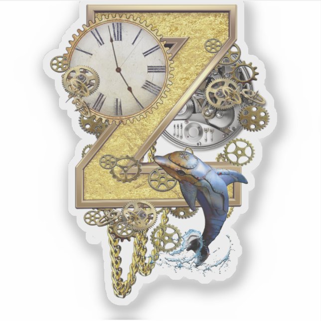 Sticker de personnalisation d'anniversaire Lettre  (Devant)