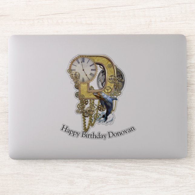 Sticker de personnalisation pour l'anniversaire de (Ordinateur)