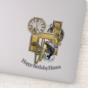 Sticker de personnalisation pour l'anniversaire de