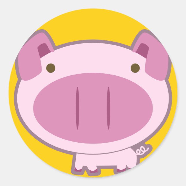 STICKER DE PIGGIE ROSE CUITE (Devant)