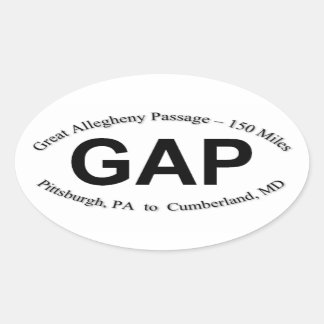 Sticker de piste GAP - Feuille de 4 autocollants