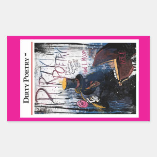 Sticker DE POÉSIE SALE