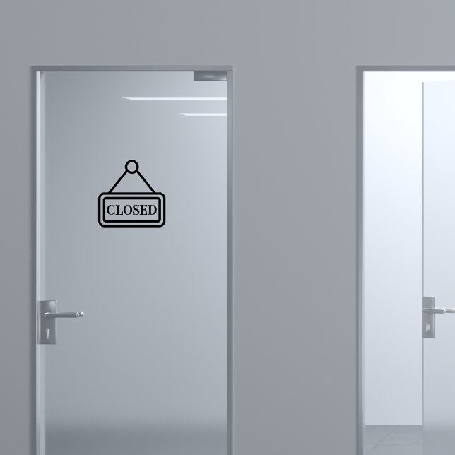 Sticker de porte ouverte/fermée (Créateur téléchargé)