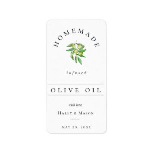 Sticker de préférence pour huile d'olive infusée p