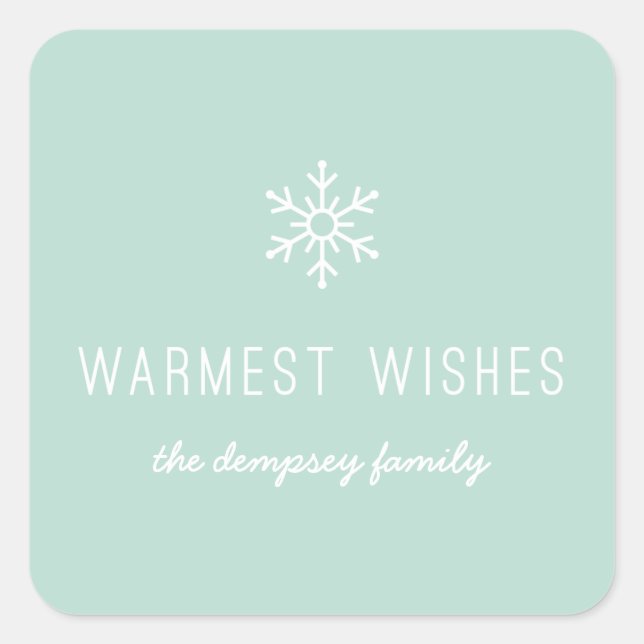 Sticker de première chute de neige - Monnaie (Devant)