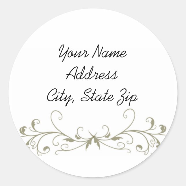 Sticker de profil Art déco (Devant)