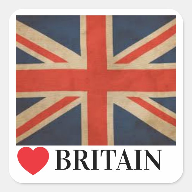 Sticker de protestation Love Britian (Devant)