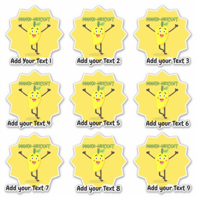 Sticker de récompense pour enseignant magnifique p (Devant)