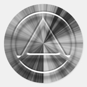 Sticker de récupération de rafale noir et blanc