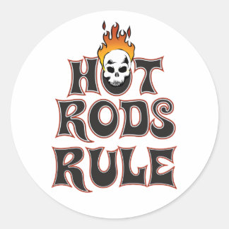 Sticker de règle 3" Hot Rods
