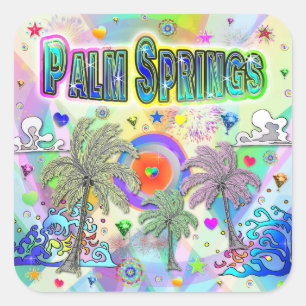 Sticker de rêve profond Palm Springs