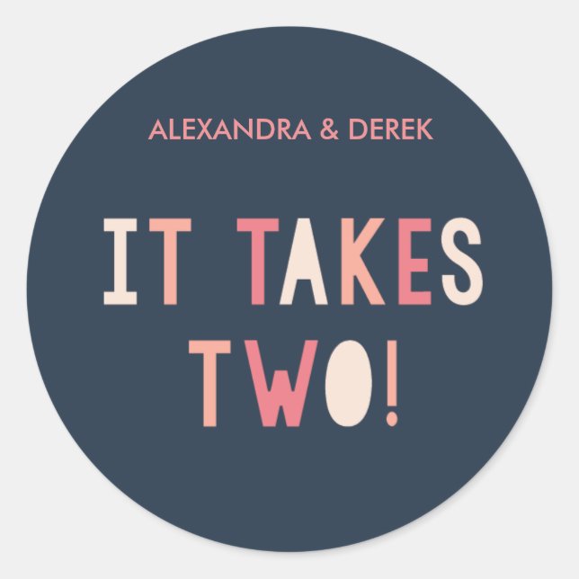 Sticker de ronde de l'effort interarmées // Marine (Devant)