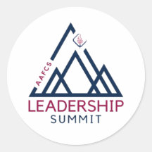 Sticker de ronde du sommet du leadership