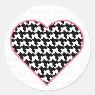 Sticker de Saint Valentin - Coeur de poitrine