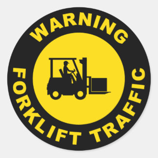 Sticker de sécurité pour tracteur de chariot éléva