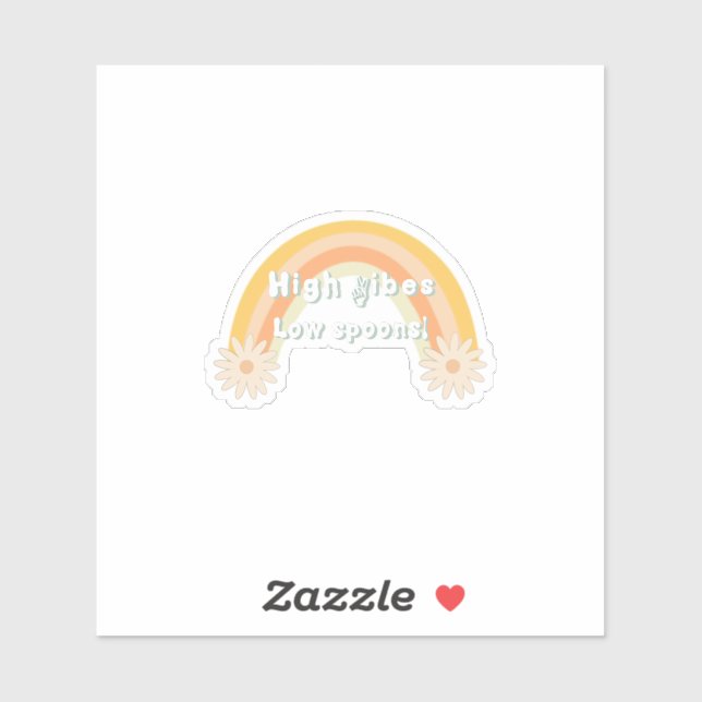 Sticker de sensibilisation et de soutien aux malad (Feuille)