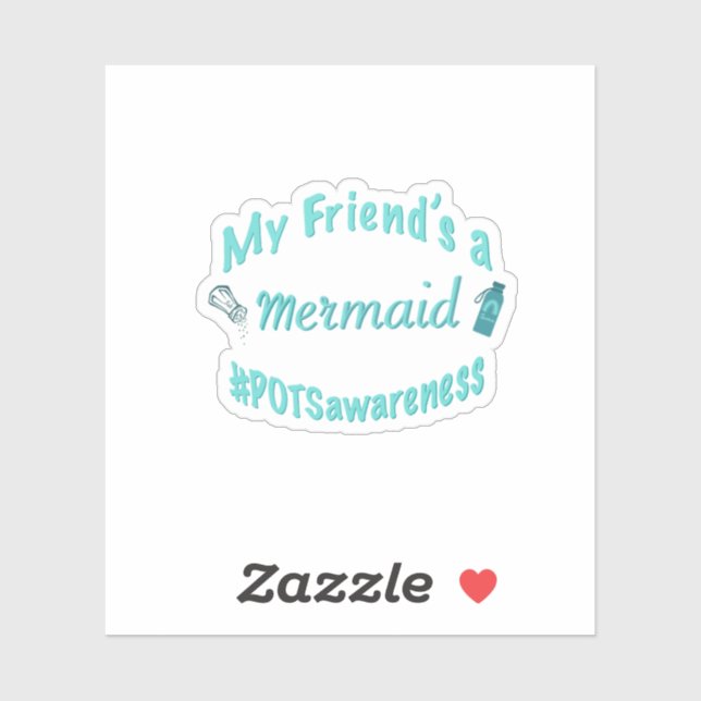 Sticker de sensibilisation et de soutien aux malad (Feuille)