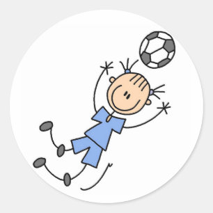 Sticker de soccer Blue Girls